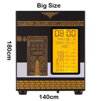 Horloge Azan Kaaba Ramadan Mosquée Coran Cube Haut-Parleur Prière Numérique Heure Ville Télécommande Multifonction Cadeau Islamique Musulman