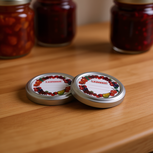 Leifheit Jelly Jar Lids Pack de 10 couvercles pour bouteilles de stockage - Product Image 3