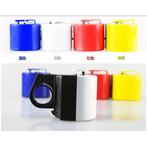 Sonnette de vélo 68 mm x 52 mm x 45 mm, son fort, alimentée par batterie, klaxon en plastique pour VTT - Product Image 3