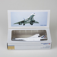 Modèle d'avion civil supersonique Concorde d'Air France en alliage métallique moulé sous pression, échelle 1:400, pour collection, exposition ou cadeau