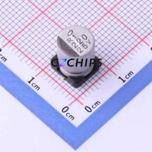 Condensador Electrolítico de Aluminio SMD UUR1E221MNL6GS, D8xL10mm 220uF 20% 25V 232mA-120Hz - Product Image 1