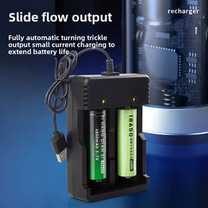 18650 & 26650 듀얼 충전기 평면 및 뾰족한 팁 리튬 배터리 공장 직접 판매 AU 소켓 표준 마이크 사용 - Product Image 5