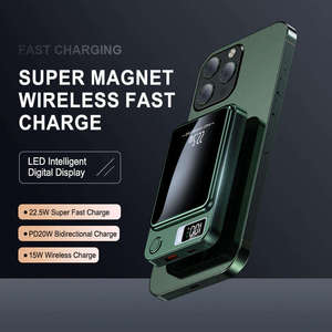 High Quality PD 22.5W Magnetic Power Bank 10000mah Wireless 15w Fast Charging Battery Pack For IPhone - Product Image 4