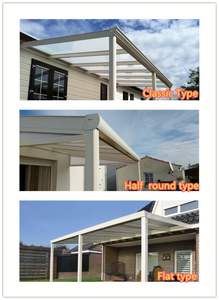 <span class=keywords><strong>Kit</strong></span> de <span class=keywords><strong>véranda</strong></span> extérieure moderne <span class=keywords><strong>en</strong></span> <span class=keywords><strong>aluminium</strong></span> avec toit incliné <span class=keywords><strong>en</strong></span> verre trempé et cadre <span class=keywords><strong>en</strong></span> alliage d'<span class=keywords><strong>aluminium</strong></span> - Product Image 2