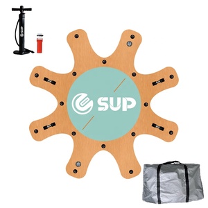 E SUP Plate-forme <span class=keywords><strong>gonflable</strong></span> SUP Dock Stand Up <span class=keywords><strong>gonflable</strong></span> double couche pont de yoga extérieur <span class=keywords><strong>Paddle</strong></span> Board Island - Product Image 2