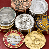 Fabricant professionnel de pièces de monnaie métalliques sur mesure, fournisseur en gros, OEM, pour célébrations d'anniversaire, avec placage en cuivre bicolore exquis