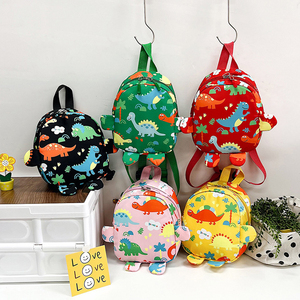 Sac à dos d'école pour enfants 3D Cartoon Dinosaur en nylon léger et imperméable pour la <span class=keywords><strong>maternelle</strong></span>, garçons et filles - Product Image 6