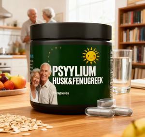 <span class=keywords><strong>Psyllium</strong></span> ve Çemen Otu Sindirim Destekleyici Kapsüller - Bağırsak Sağlığı ve Kan Şekeri Desteği için Çözünür Lif ve Bitki Karışımı - Product Image 3