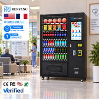 Distributeur automatique de boissons intelligent RUNYANG avec écran tactile et lecteur de cartes, distributeur automatique pour aliments et boissons