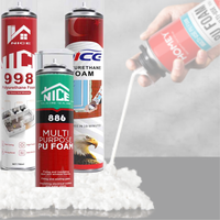 Mousse isolante en polyuréthane de haute qualité, haute densité, faible expansion, mousse de pulvérisation