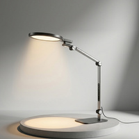 Lámpara de Escritorio LED Ajustable con Salidas USB y USB-C, 5 Modos de Color, Memoria y Luz Nocturna para Minoristas y Distribuidores