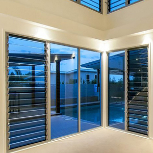 نافذة من الألومنيوم ، مصاريع النوافذ Jalousie - Product Image 4