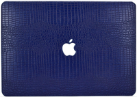 Penutup Laptop portabel, motif buaya palsu untuk MacBook Air 13/15/14 Pro/16 M2/M3/M4/M5-Durable tahan Air desain selempang