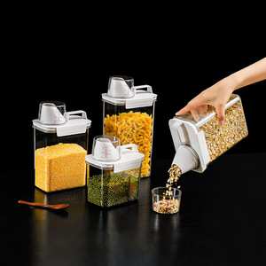 Recipientes de Almacenamiento de Granos para Cocina de Diseño Moderno al por Mayor, Recipientes para Arroz, Recipientes para Frutos Secos con Tapa Hermética para Almacenamiento de Alimentos - Product Image 3