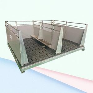 Nouvel équipement d'élevage porcin sûr et confortable : Caisse d'élevage pour porcelets avec panneaux et plancher en acier galvanisé pour le sevrage des porcelets - Product Image 4
