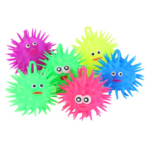 Jincan Pelota de Goma Suave con Luz Intermitente de Erizo Pequeño Unisex, Juguete con Luz para Niños de 5 a 7 Años, Venta al por Mayor de Fábrica para Niños y Niñas - Product Image 4