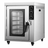 Meilleur nouveau four électrique 220V à rotation à 360 degrés grande capacité pour poulet rôti, maïs grillé, patates douces et cailles rôties pour food truck