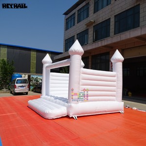 Grande Castello Gonfiabile Bianco 13x13ft per Matrimoni, Castello Saltarello per <span class=keywords><strong>Adulti</strong></span> e Bambini, <span class=keywords><strong>Intrattenimento</strong></span> per Eventi Nuziali - Product Image 3