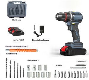 <span class=keywords><strong>Taladro</strong></span> eléctrico portátil inalámbrico de 21 V, sin escobillas, con velocidad variable, para trabajos en madera y uso doméstico - Product Image 6