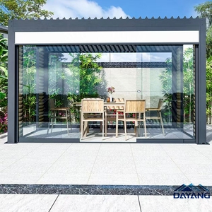 Kits de remplacement de lames de <span class=keywords><strong>pergola</strong></span> en aluminium, accessoires de bricolage pour <span class=keywords><strong>pergola</strong></span> et gazebo à lames orientables en aluminium - Product Image 4