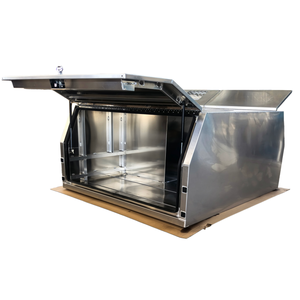 Custom Heavy-Duty Ute Tray <b>Canopy</b> System <b>Waterproof</b> Aluminum Alloy Truck Toolbox Lockable Portable Storage Outdoor 2 - Product Image 2