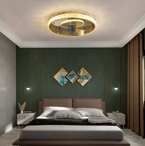 Zeal Lighting RGB lámpara de ventilador de techo moderna lámpara de techo led negra con ventilador moderno-WINT - Product Image 3