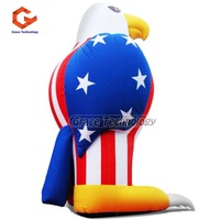 Ballon gonflable géant en forme d'aigle chauve volant, modèle d'animal gonflable pour la promotion