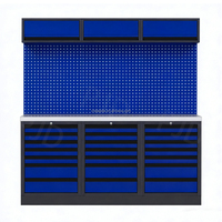 Armoire à outils personnalisable, armoire de rangement pour garage, boîte à outils en métal, module d'établi, système de rangement pour garage, poste de travail modulaire