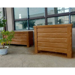 फुटियन लोकप्रिय फाइबरग्लास कंक्रीट बड़े फूल के बर्तन मोल्ड्स अच्छा डिजाइन आउटडोर सीमेंट की बिक्री के लिए - Product Image 6