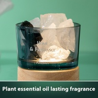 Diffuseur d'huiles essentielles ultrasonique de luxe en pierres précieuses naturelles, en gros, avec étiquette personnalisée, désodorisant d'ambiance pour huiles essentielles CN