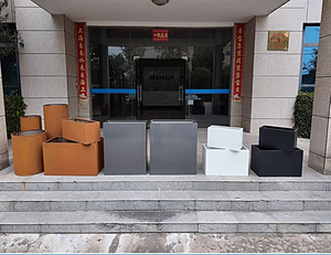 <span class=keywords><strong>Maceta</strong></span> de Acero Inoxidable 201 para Interiores y Exteriores, para Jardín, Patio, Decoración de Hoteles - Product Image 6