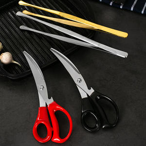 304 Paslanmaz Çelik Barbekü Yiyecek Maşası Kaymaz Yüksek Sıcaklık Dayanımı 25cm/30cm Uzunluk Biftek Pişirme Izgara Buz Maşası - Product Image 6