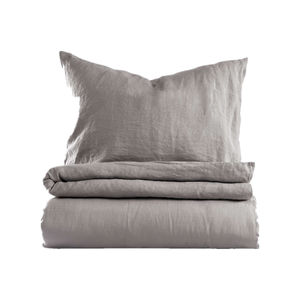 Linen Duvet cover 100% tinh khiết lanh bột yến mạch màu be tự nhiên tấm ga trải giường bộ đồ giường đặt Nữ Hoàng Vua duy nhất Euro Doona Bìa - Product Image 1