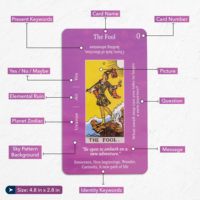 Cartes De Tarot Guidebook Design Coloriage Affirmation Feuille D'or Impression Oracles Cartes À Jouer Deck Personnalisé Cartes De Tarot En Gros