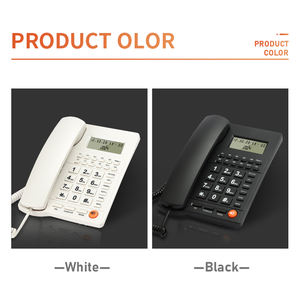 <span class=keywords><strong>Téléphone</strong></span> fixe <span class=keywords><strong>filaire</strong></span> mains libres à numérotation rapide, idéal pour hôtels, bureaux et entreprises – Approvisionnement direct usine à prix abordable - Product Image 4