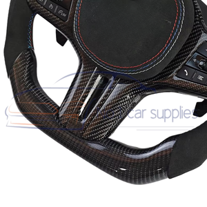 Volant sport modifié en Alcantara avec logo tricolore en fibre de carbone pour les modèles de la série G ZC-G38-YD-T07-F - Product Image 4