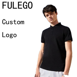 Camiseta Polo Uniforme con Logotipo Personalizado, Camiseta Polo de Manga Corta para Hombre, Mezcla de Algodón Sólido, para Golf, Trabajo, Uso Casual, Camiseta con Cuello para Hombre - Product Image 1