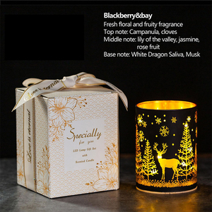 Vela <span class=keywords><strong>LED</strong></span> Aromática para el Hogar, Vela de Pilar Hecha a Mano con Aroma Personalizado para Navidad, Halloween, Diwali y Otras Festividades - Product Image 6