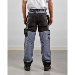 BLAKLADER - 150013709499C146 Pantalon Craftsman X1500 Gris/Noir-PANTALON DE TRAVAIL EAN 7330509256367 PANTALON DE TRAVAIL CARGO - Product Image 4