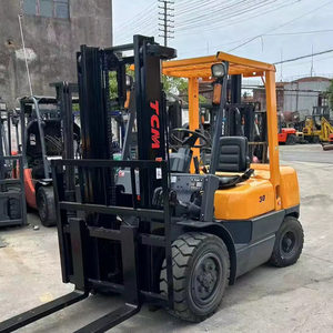 Japanese TCM Forklift Diesel Engine 3 Ton FD30 FD50 FD70 Side Shifter Lifting Truck <b>Used</b> 6 Months Warranty - Product Image 1