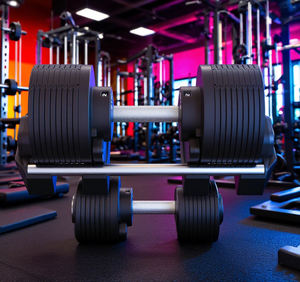 Jit mới phun sơn quả tạ có thể điều chỉnh 32kg/40kg Thiết bị tập thể dục trọng lượng hộ gia đình 2kg Bộ quả tạ có thể điều chỉnh - Product Image 6