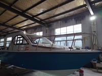 9,5 m Fiberglas Kabinli Aile Balıkçılığı Teknesi