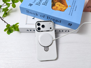 Étui de téléphone magnétique à texture cuir de luxe, doux au toucher, avec paillettes, pour <span class=keywords><strong>iPhone</strong></span> 17 Pro Max, protection intégrale antichoc - Product Image 3