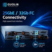 Dell EMC PowerStore 500T, stockage unifié, 25 emplacements pour disques NVMe de 2,5 pouces, 192 Go de mémoire pour la virtualisation de centre de données, base de données