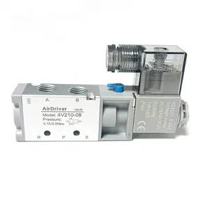 Model Airtac katup Solenoid pneumatik/katup kontrol arah 4V210-08