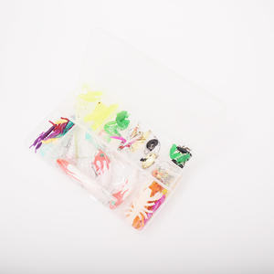 Kit de señuelos de pesca multifuncional de 38 piezas para agua dulce y salada, juego de cebo para pesca de lubina, anzuelo de pesca, rana giratoria - Product Image 1