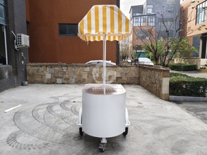 Vélo de vente ambulante pour glaces et gelatos, chariot à glaces, chariot à café mobile - Product Image 5