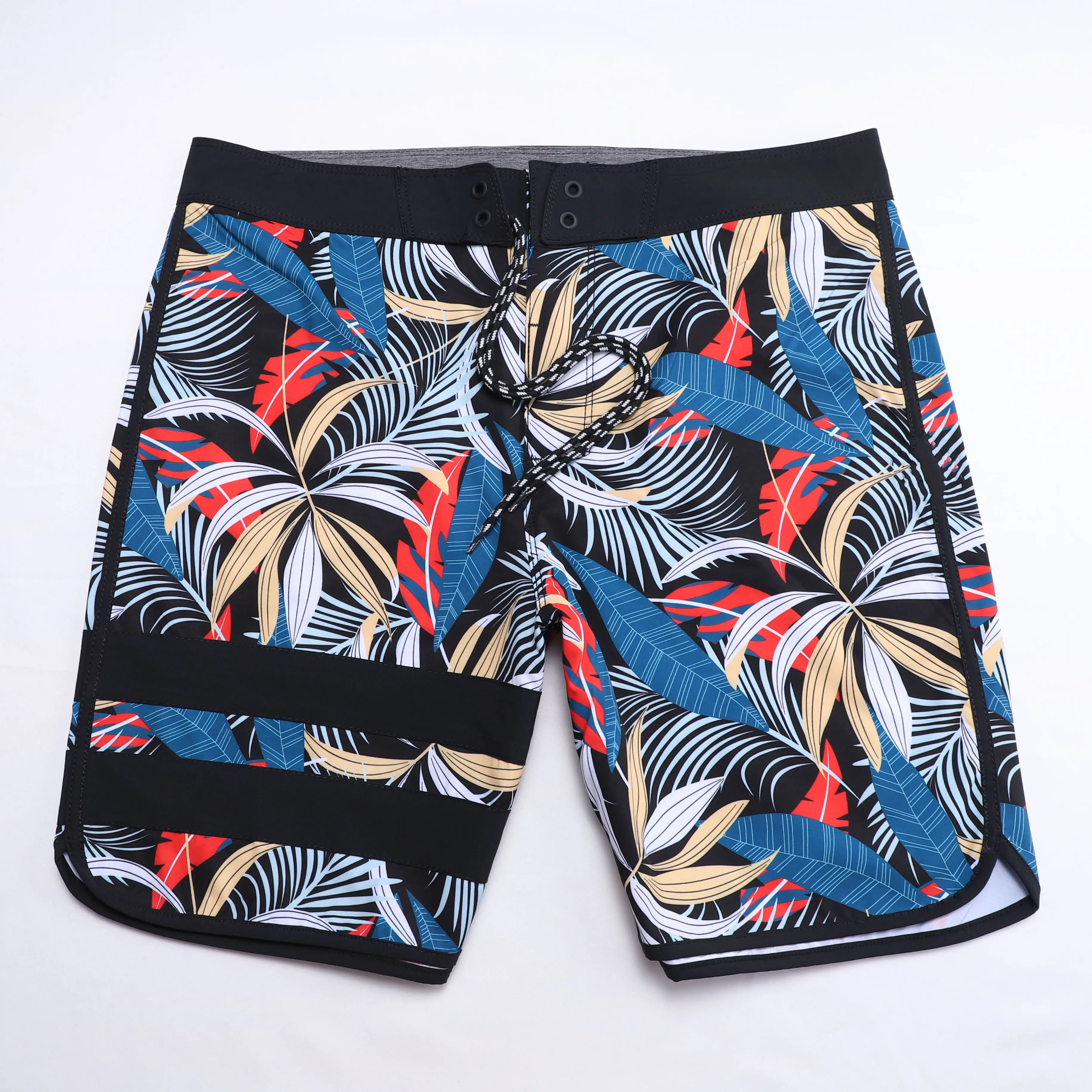Fashion New Design Men's Beach Shorts Swimwear Board Short Surf Beach with Pockets Fashion Swim Trunks