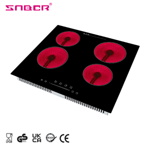 Cocina de Inducción Infrarroja de Cuatro Quemadores de Último Diseño, Placa de Cocción Infrarroja Radiante de Cerámica de 4 Quemadores para Empresas Mayoristas - Product Image 1