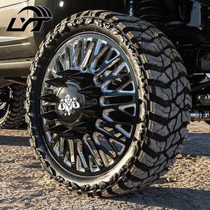 Rines de Aleación Forjados Personalizados LYT con Tapa Flotante 8x6.5 <span class=keywords><strong>10</strong></span> Birlos 20 22 24 26 28 30 Pulgadas para Camionetas SUV Ford F350 - Product Image 1